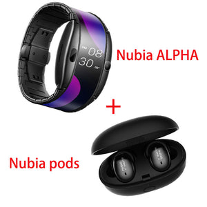 Nubia Alpha Fold-able Bluetooth Smart Watch