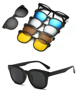 5 in 1 Magnetic Sunglasses