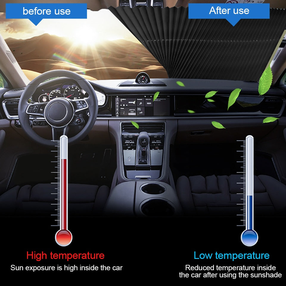 Fold-able Car Window Sunshade